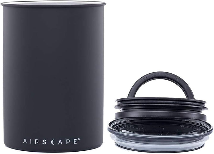 Airscape Stainless Steel Vacuum Coffee Canister – 1800ml (Black) - Bean Bros.