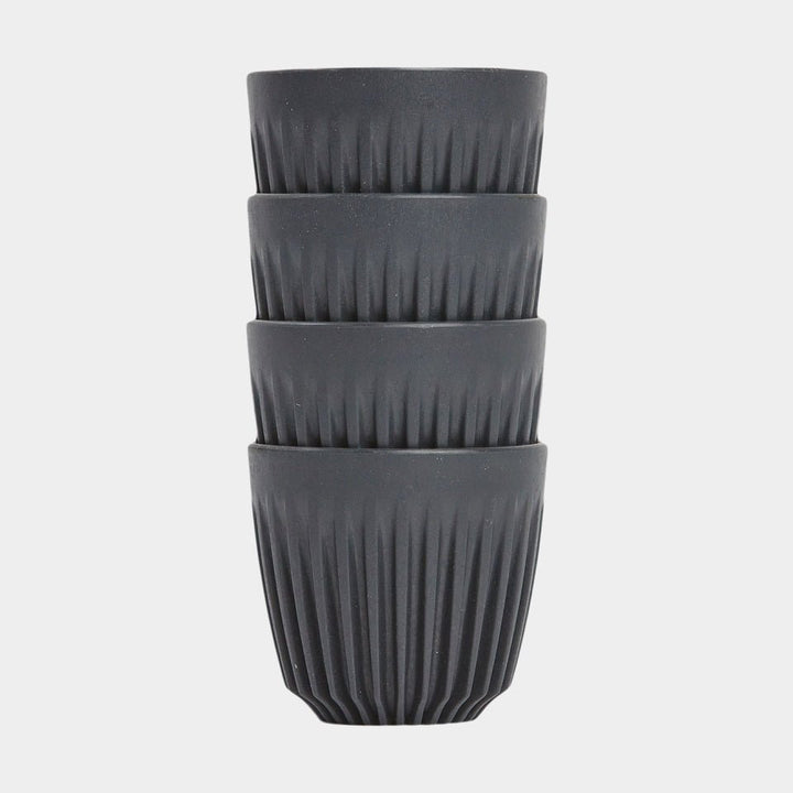 Huskee Renew Charcoal 4-Pack espresso cup - Bean Bros.