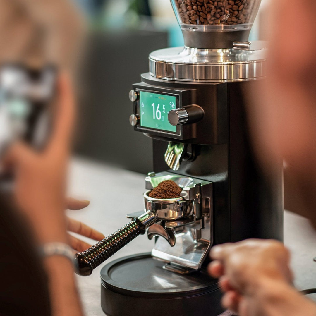 mahlkonig E65S Espresso Grinder - Grind-by-weight Precision - Bean Bros.