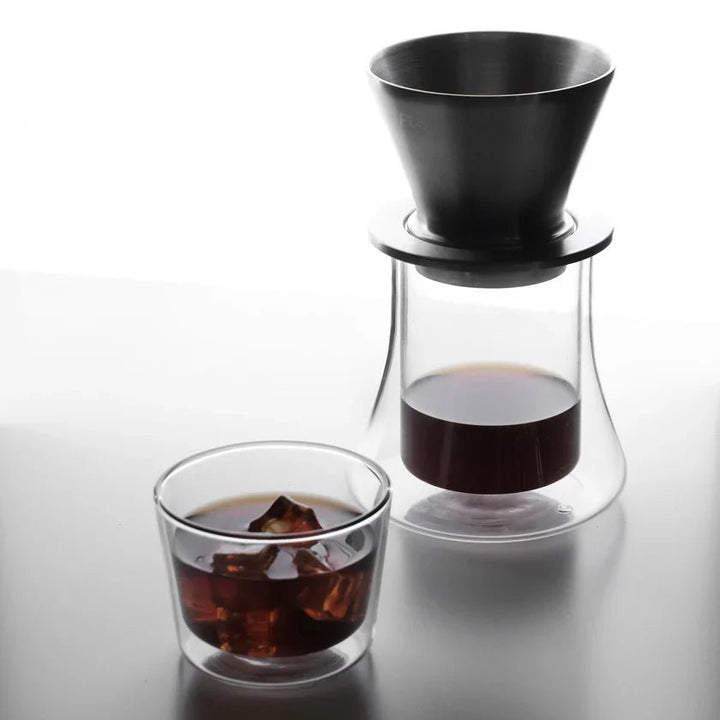 Varia FLO Dual-Wall Glass Server 0.4L - Bean Bros.