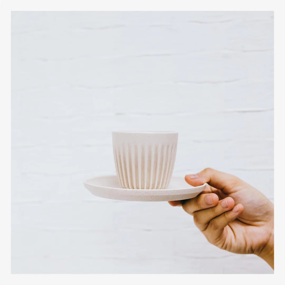 Huskee 3oz Espresso Cup - Natural Set of 2 - Bean Bros.