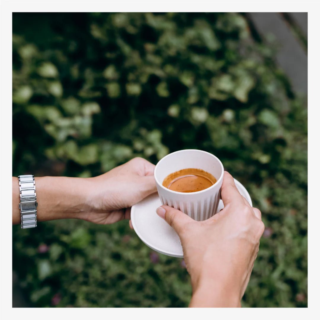 Huskee 3oz Espresso Cup - Natural Set of 2 - Bean Bros.