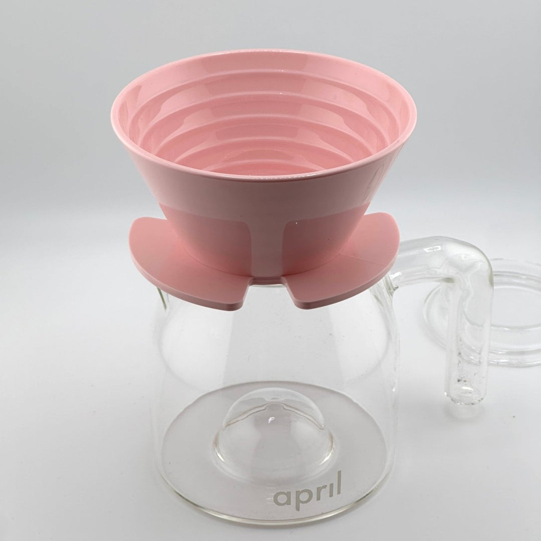 April Pour-Over Brewer - Pink - Bean Bros.