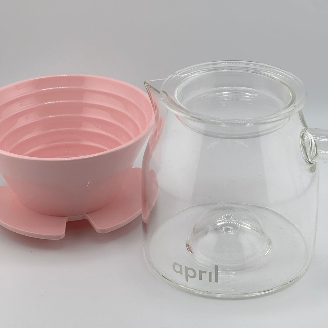 April Pour-Over Brewer - Pink - Bean Bros.