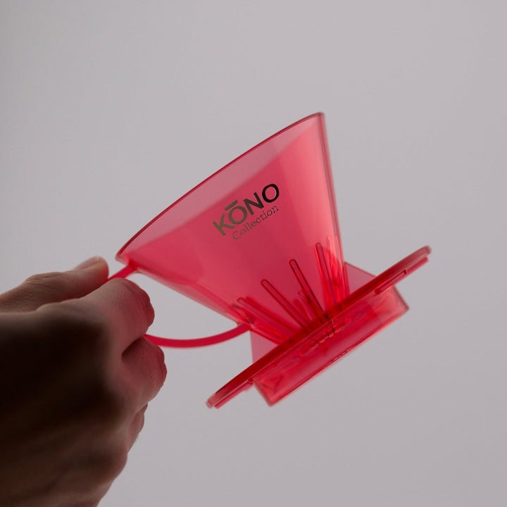 Kono Meimon Coffee Dripper - Cherry Pink - Bean Bros.
