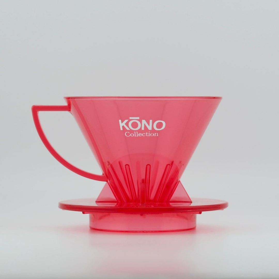 Kono Meimon Coffee Dripper - Cherry Pink - Bean Bros.