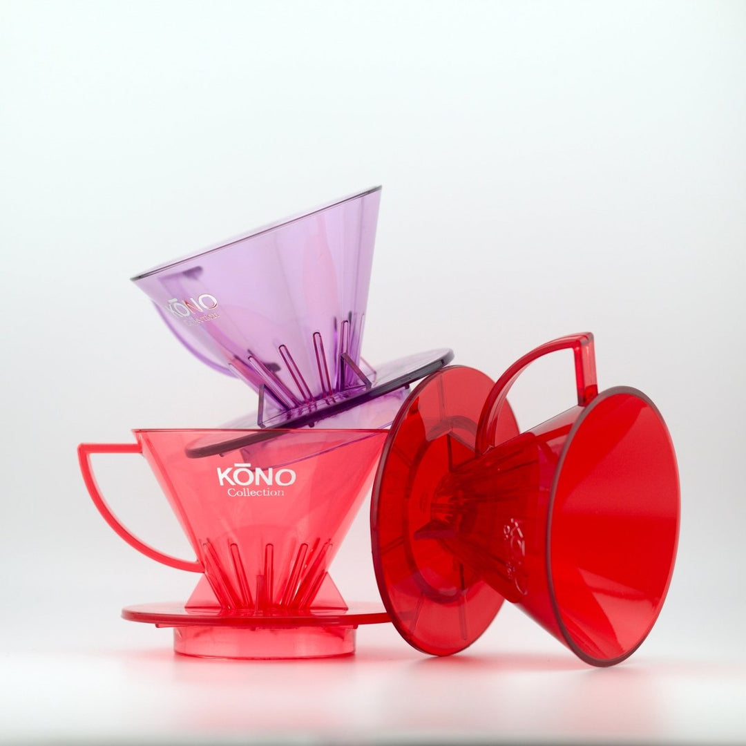 Kono Meimon Coffee Dripper - Red - Bean Bros.