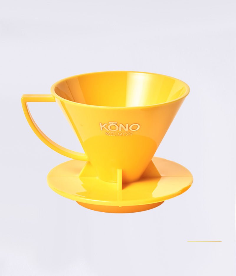 KONO Meimon Coffee Dripper – Yellow (2 Cup, MDN-21YE)