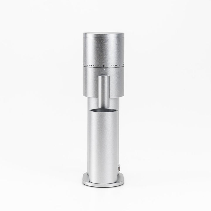 Option O Lagom Mini Silver Compact Coffee Grinder