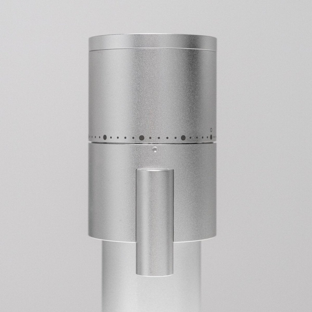 Option O Lagom Mini Silver Compact Coffee Grinder