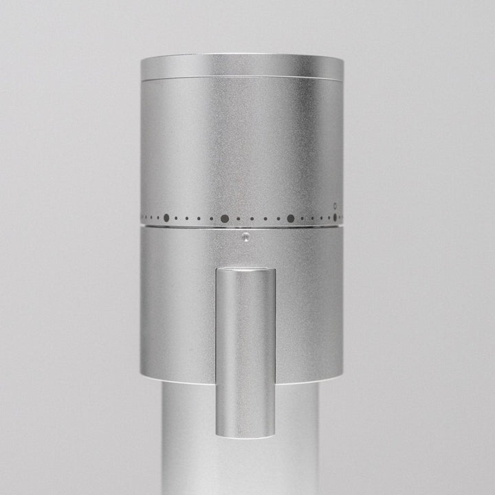 Option O Lagom Mini Silver Compact Coffee Grinder