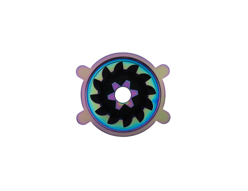 Hypernova Iridescent Titanium 63mm Conical Burrs for VS6 Grinder