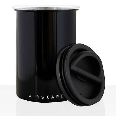 Airscape Stainless Steel Vacuum Coffee Canister – 1800ml (Black) - Bean Bros.