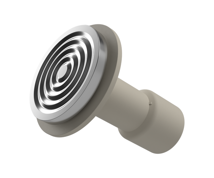 Konzentrisches Ringmuster an der 58-mm-Basis des Varia Calibre in Sand