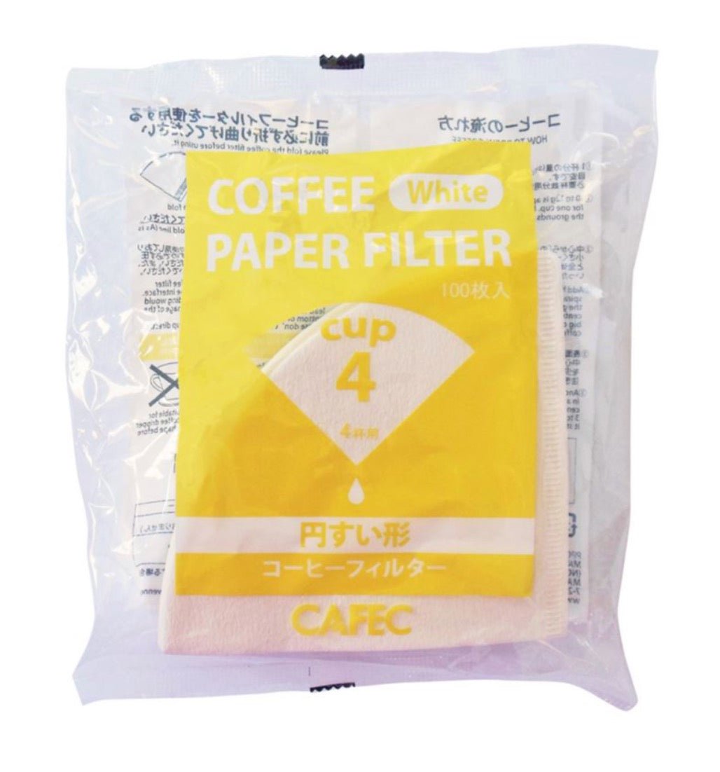 Cafec Cone Shaped Paper Filters 02 (100pcs) - Bean Bros.