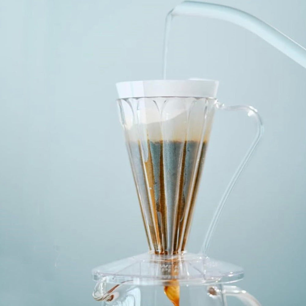 Cafec Flower Dripper Deep 27 Clear - Bean Bros.