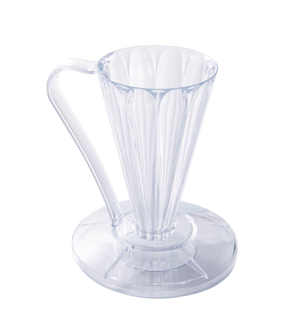 Cafec Flower Dripper Deep 27 Clear - Bean Bros.