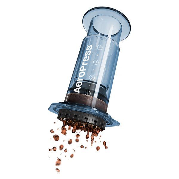 Clear Blue Aeropress Coffee Maker - Bean Bros.