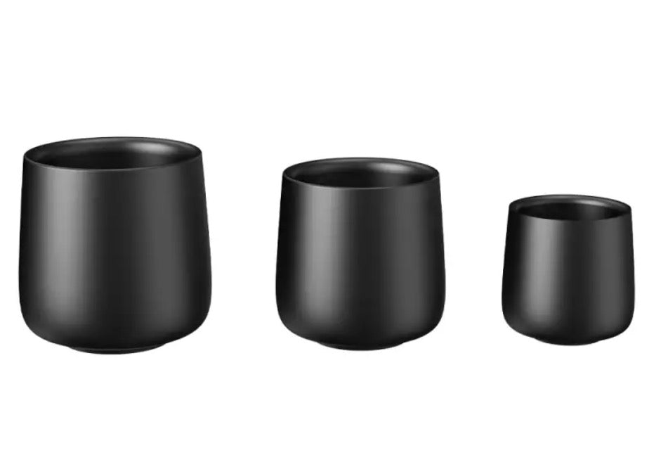 Epic Cup Double Wall Ceramic 150ml Black (2 units) - Bean Bros.