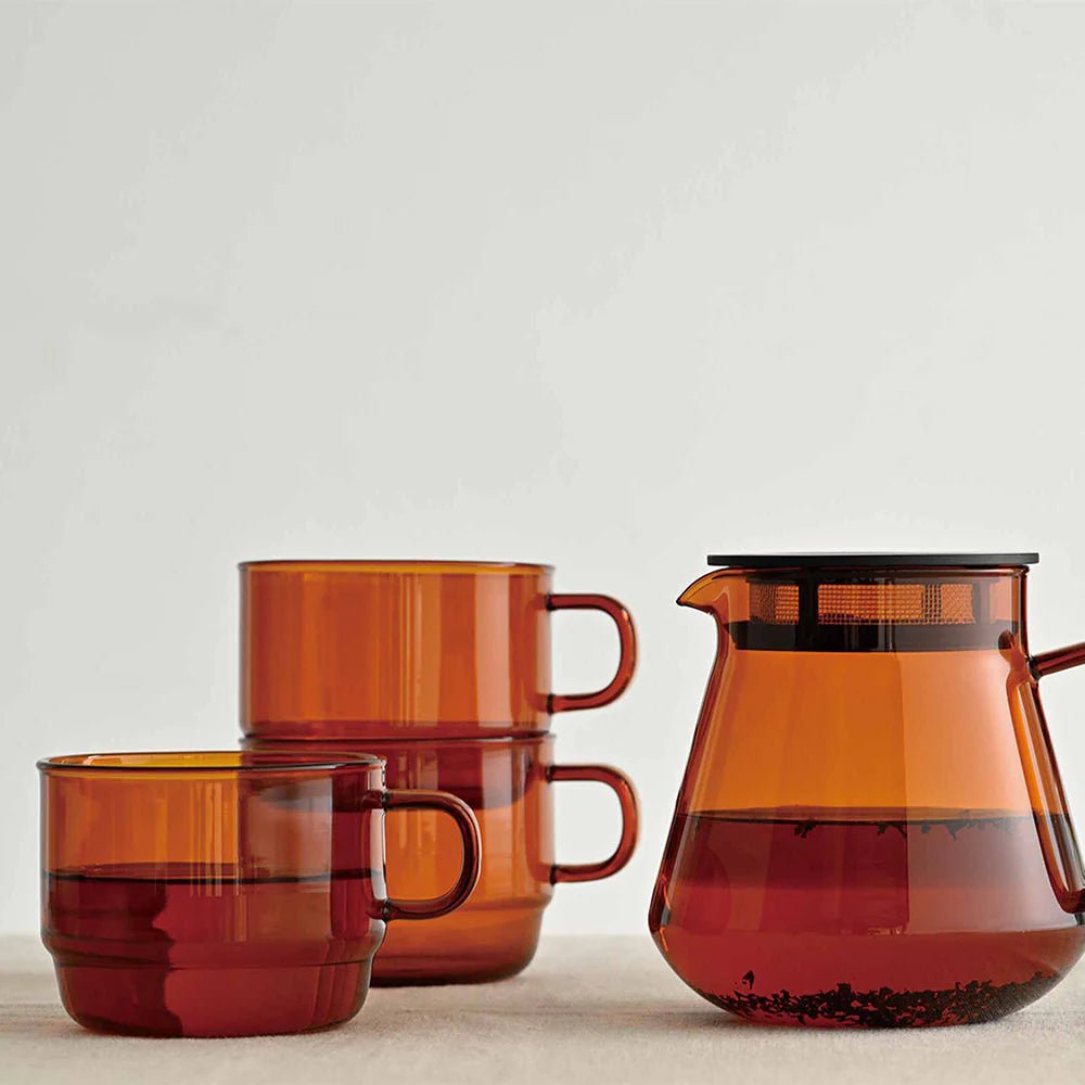 Hario Colors Tea & Coffee Server Amber 600ml - Bean Bros.