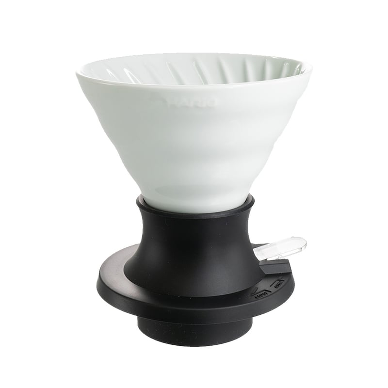 Hario Immersion Switch White Ceramic Coffee Dripper + Filters - Bean Bros.