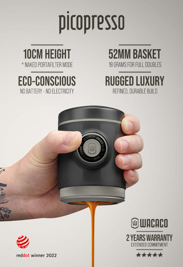 Picopresso - Portable Espresso Machine - Wacaco - Bean Bros.