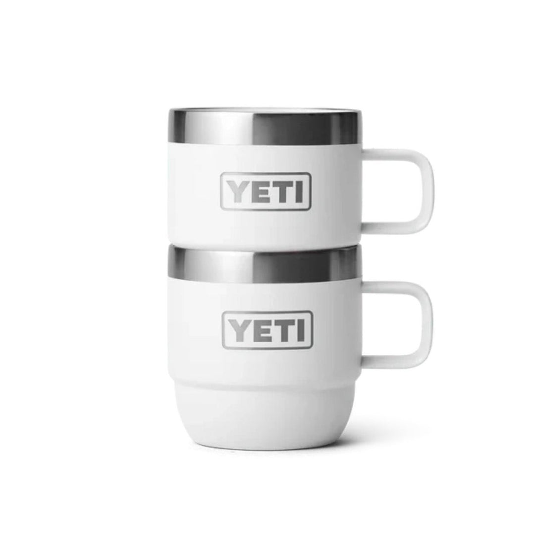 Rambler Stackable Cup 177ml 2pk - White - Bean Bros.