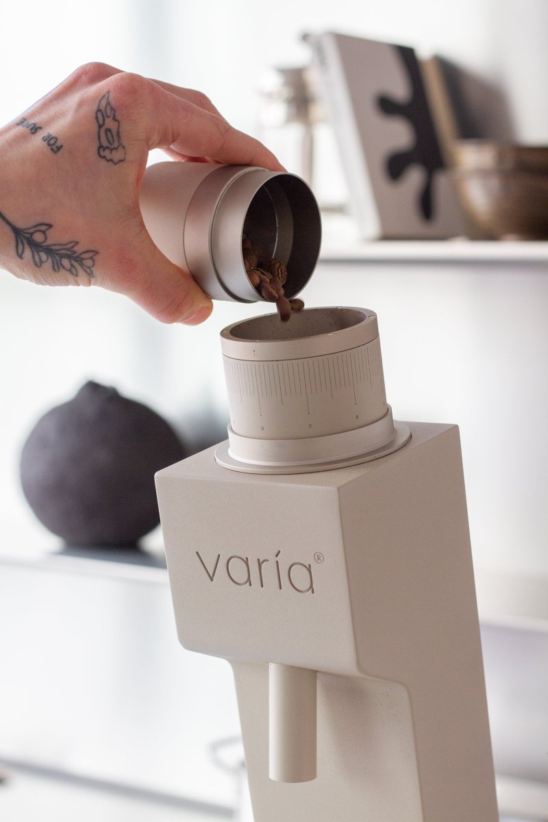 Varia VS4 - Precision Coffee Grinder with Conical Burr - Sand - Bean Bros.