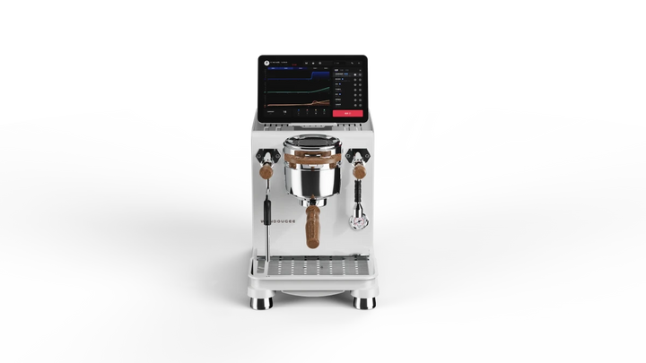 Wendougee Data S Espresso Machine - Black / Gold - Bean Bros.