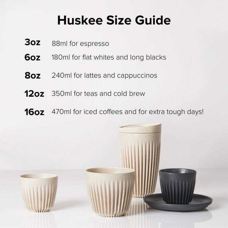 3oz Espresso Huskee Cup - Natural 4 pack - Bean Bros.