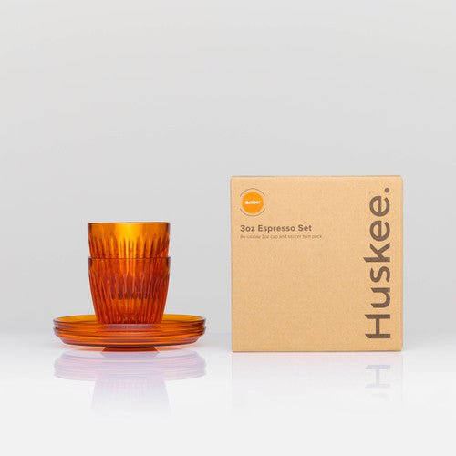 3oz Espresso HuskeeRenew Cup - Amber Set of 2 - Bean Bros.