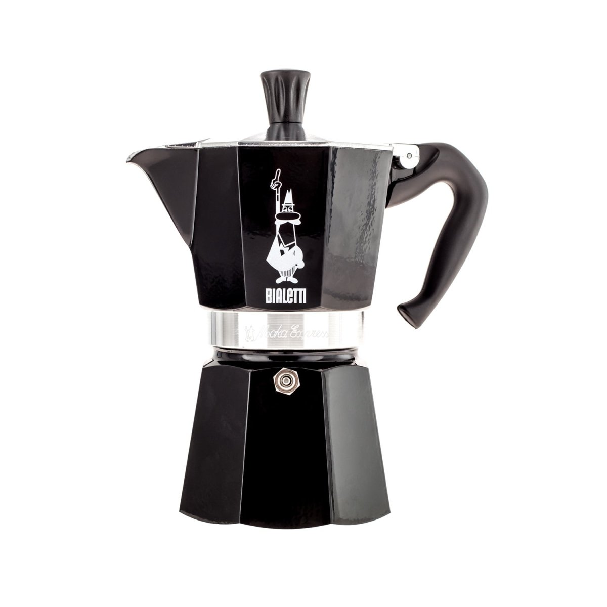Stovetop Espresso Maker Moka Pot 4/6 Cups, 200/300ML, Silver