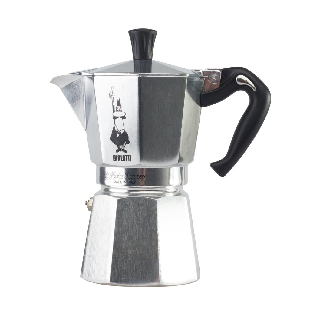  Bialetti Express Moka Pot, 6 -Cup & Coffee, Aluminum Silver