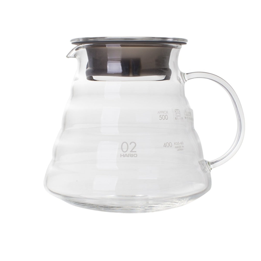 Hario V60 Glass Range Server Clear 600ml - Bean Bros.