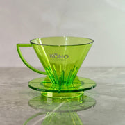 Kono Meimon Dripper Bright Green Acrylic Coffee
