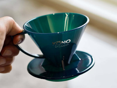 Kono - Filter Coffee Dripper - Clear Green - Bean Bros.