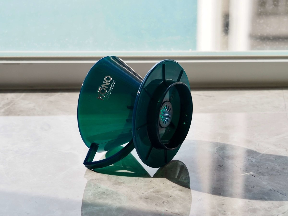 Kono - Filter Coffee Dripper - Clear Green - Bean Bros.