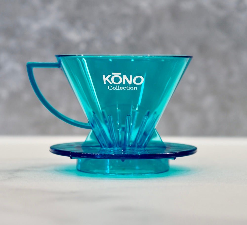 Kono Filter Coffee Dripper Sapphire Blue – Bean - Main Image