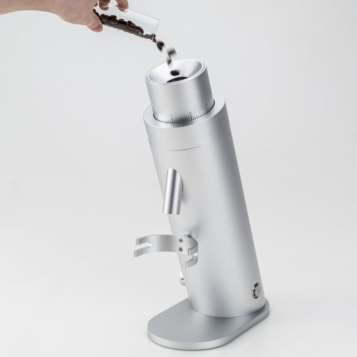 Option-O - LAGOM P64 - Silver - Coffee Grinder - Bean Bros.