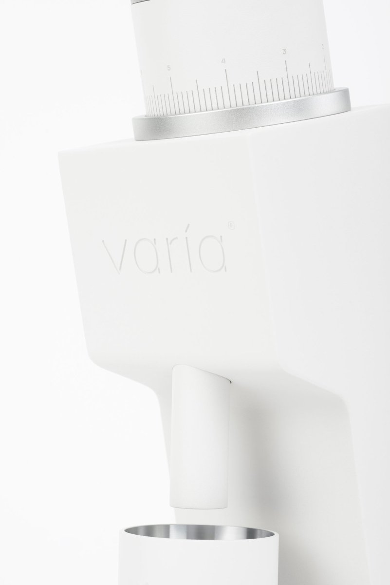 Varia VS3 (2nd Generation) - Espresso & Filter Electric Coffee Grinder - White - Bean Bros.